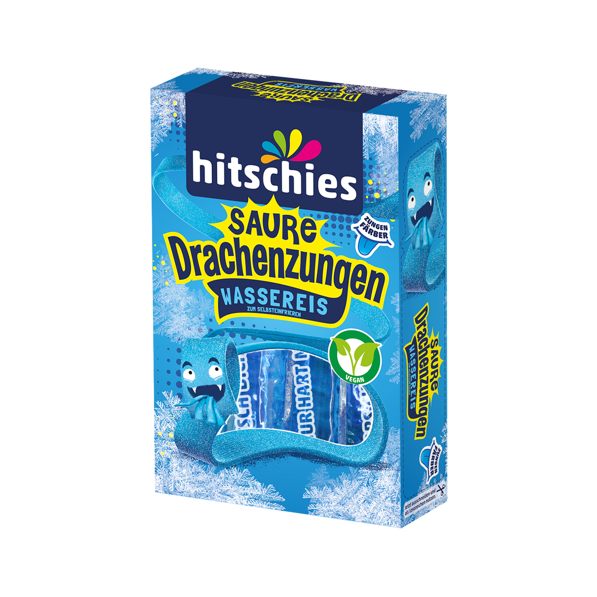 Saure Drachenzungen Wassereis Blau