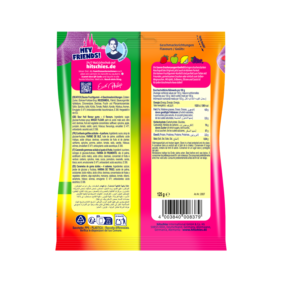 Sour Dragon Tongues Confetti 