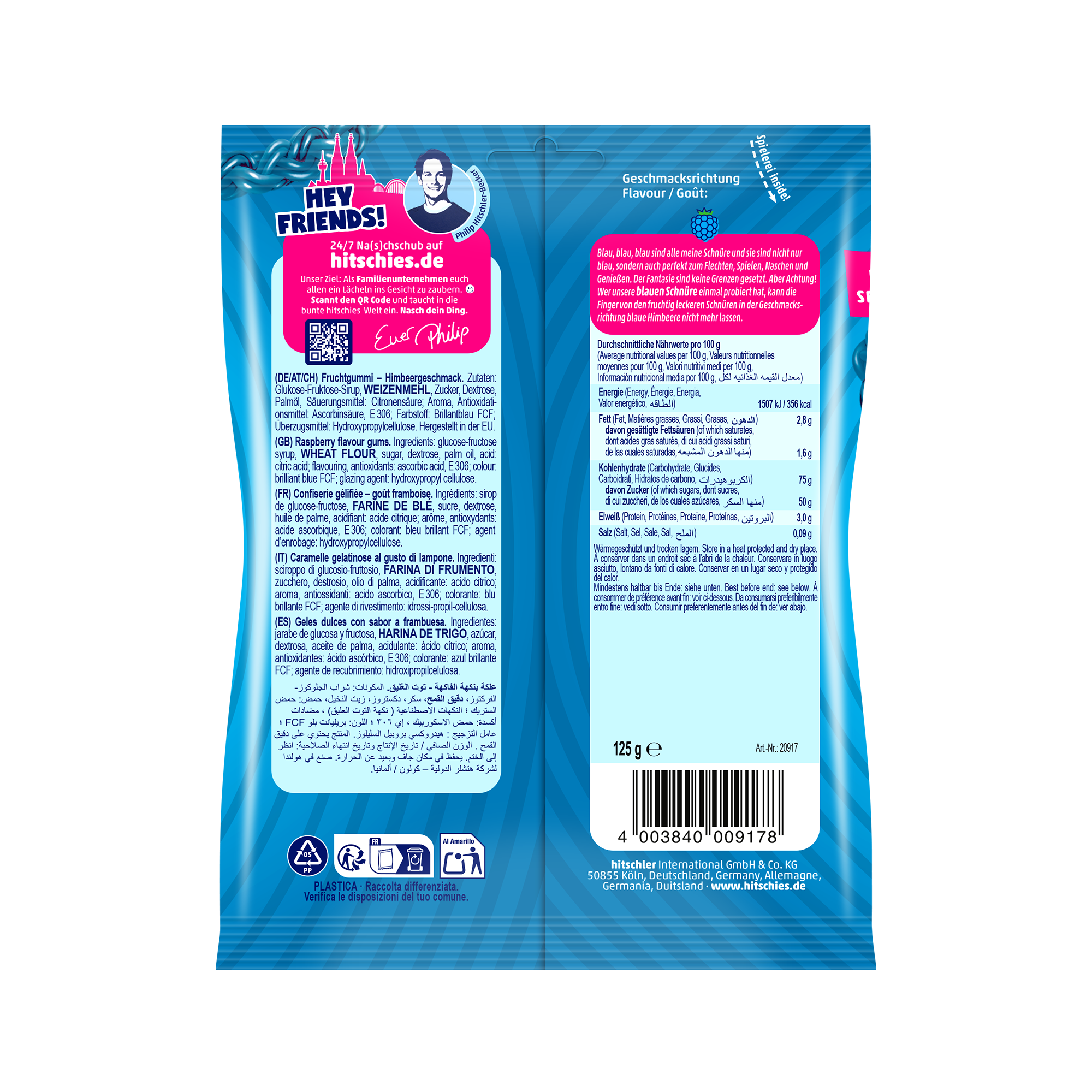 Schnüre Blau