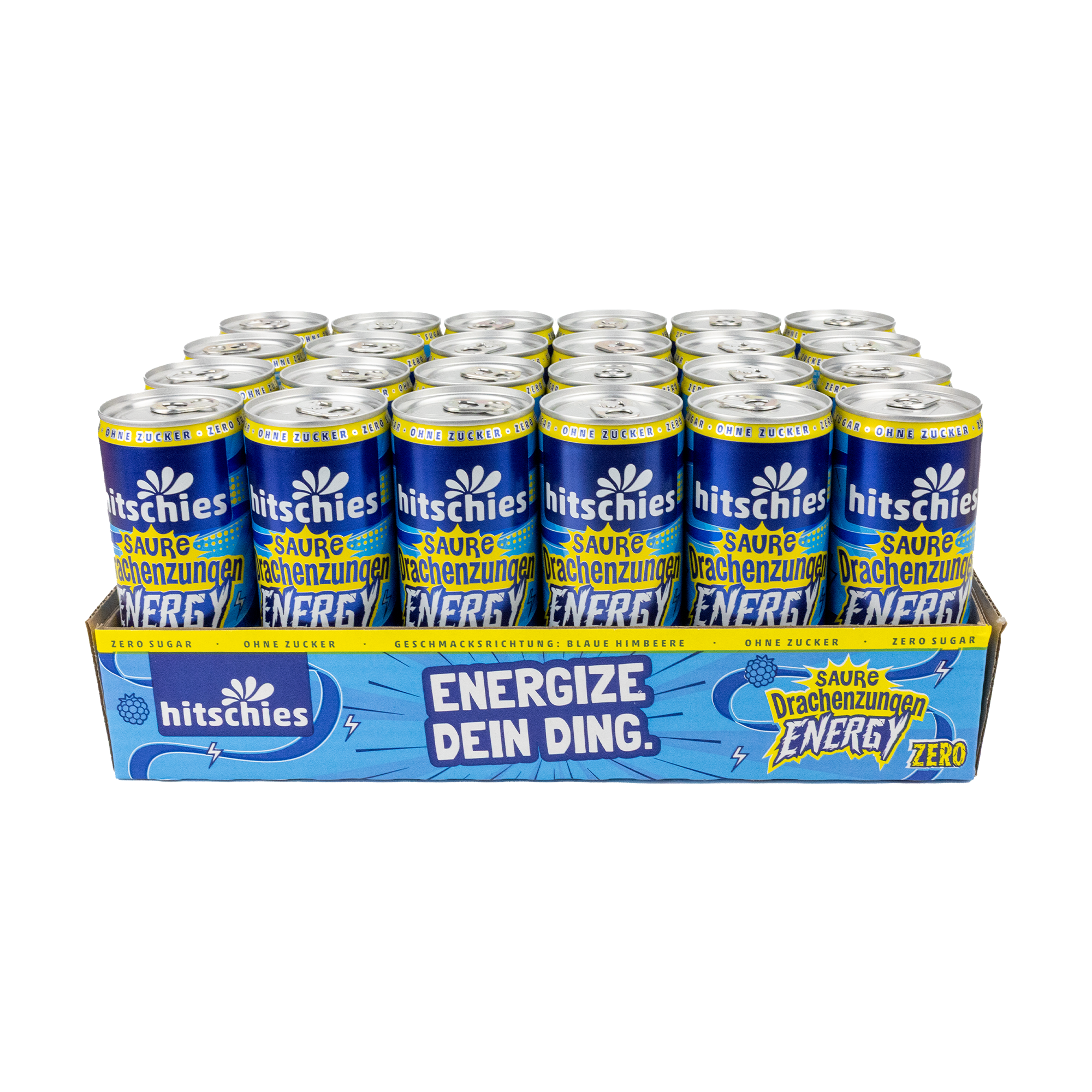 Sour Dragon Tongue Energy Zero Blue 