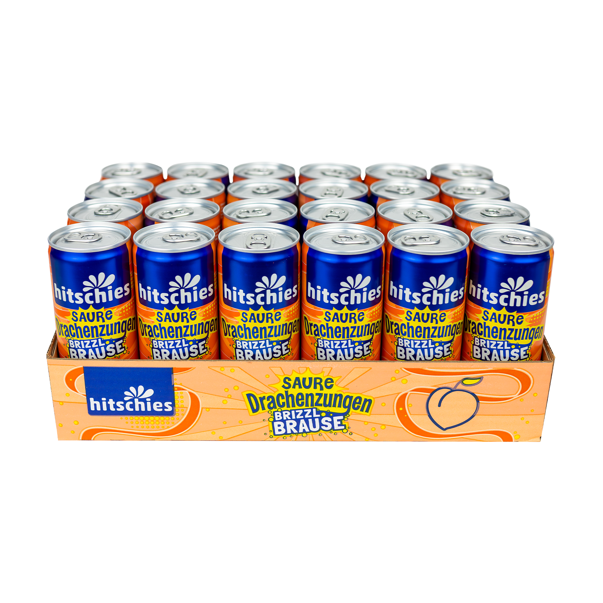 Saure Drachenzungen brizzl Brause Pfirsich 0,25l