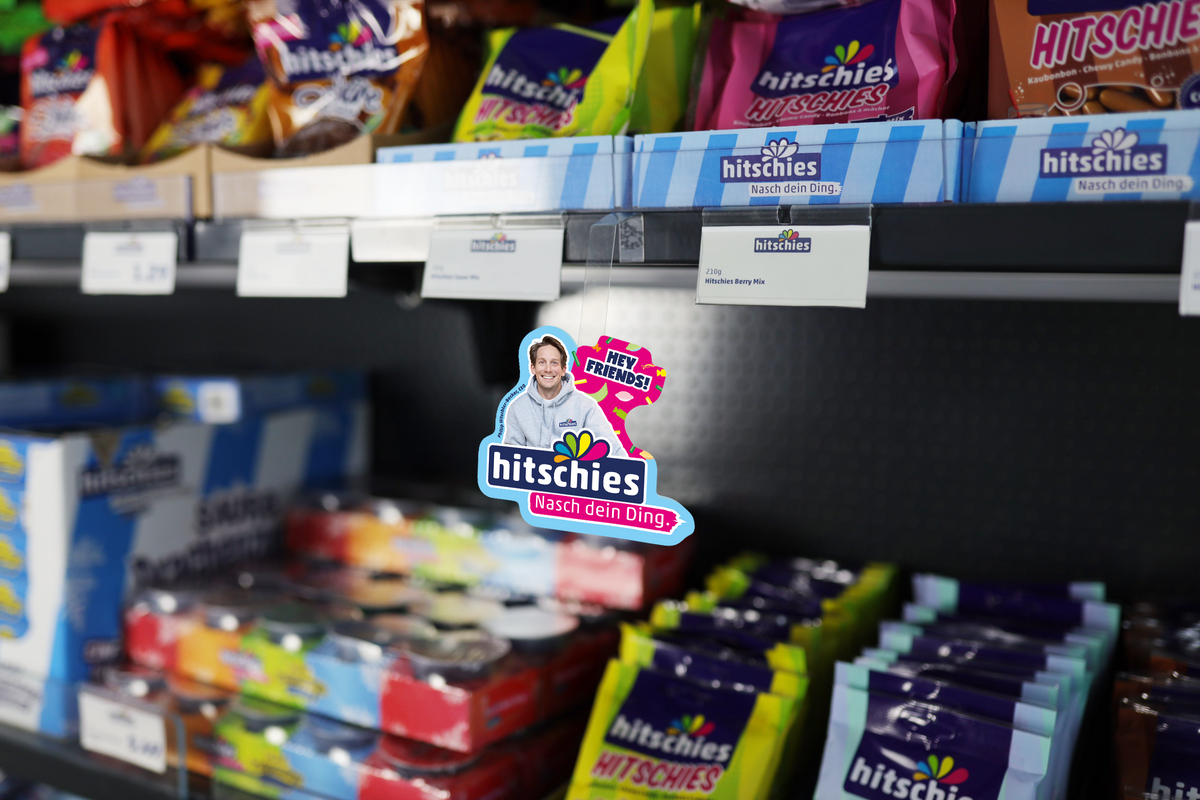 hitschies shelf wobbler 