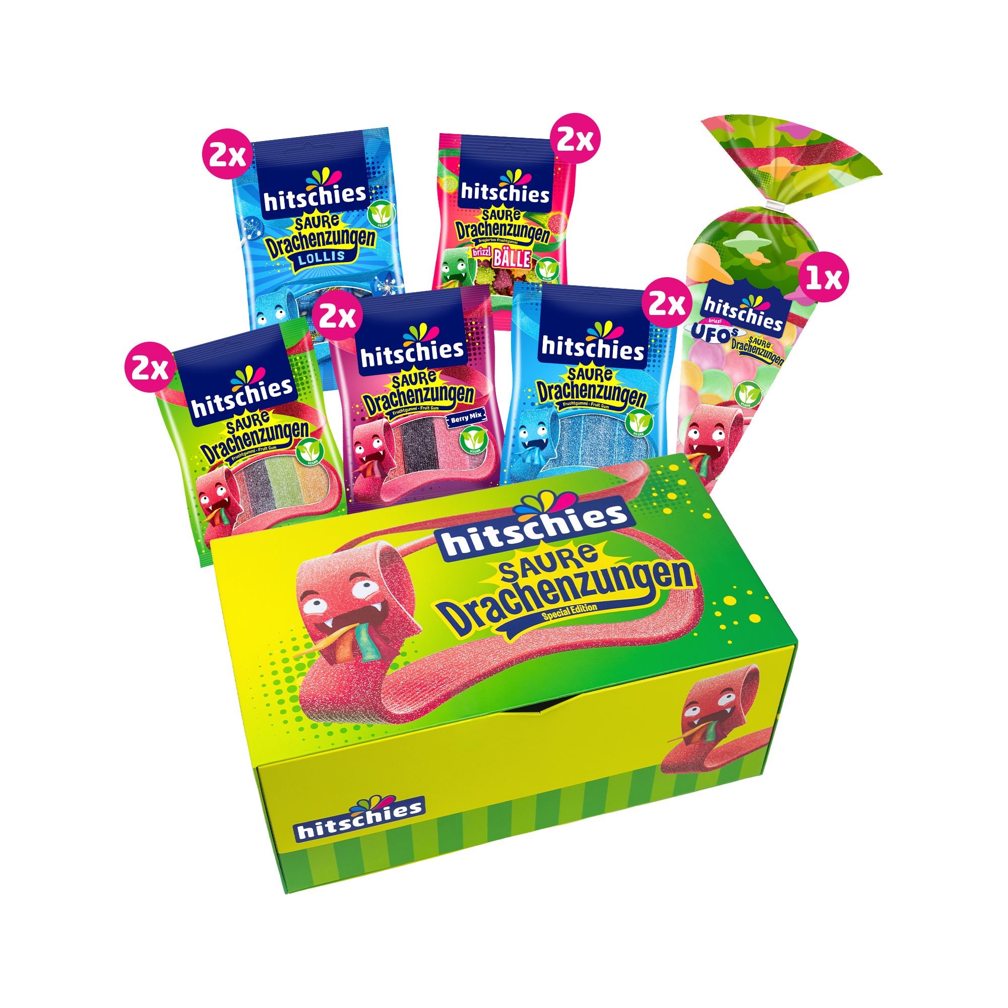 Saure Drachenzungen Box